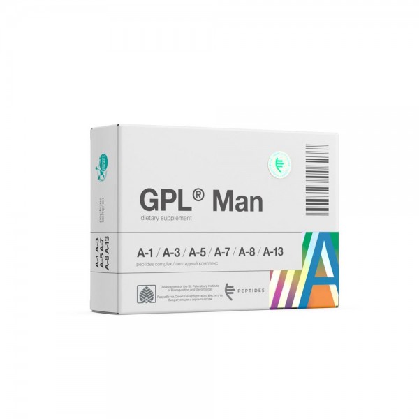 GPL® Man: Комплексный геропротектор для мужчин на основе натуральных пептидов