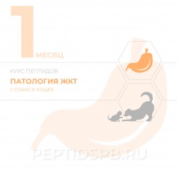 Пептиды для животных при воспалительных заболеваниях кишечника (КУРС 1-Й МЕСЯЦ - на базе капсул)