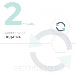 Курс пептидов при подагре 2-й месяц