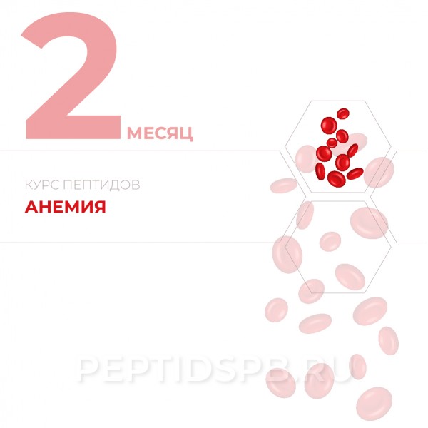 Курс пептидов при анемии 2-й месяц