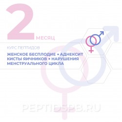 КУРС 2-Й МЕСЯЦ - Бесплодие женское, аднексит, киста яичников, нарушение менструального цикла, предменструального синдрома