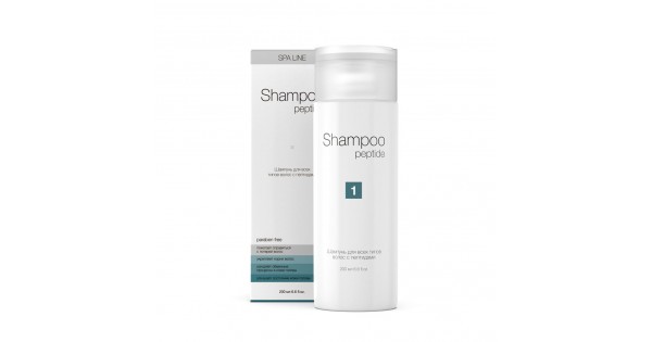 Пептидный шампунь для волос серии SPA LINE Peptides