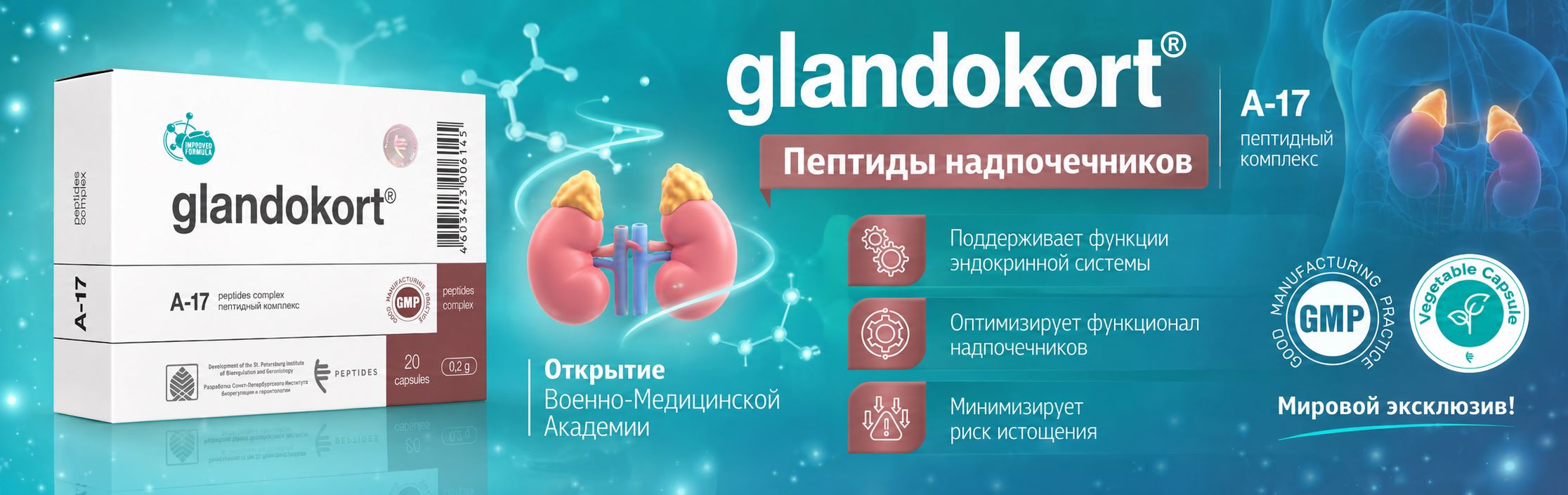 Гландокорт — пептиды надпочечников