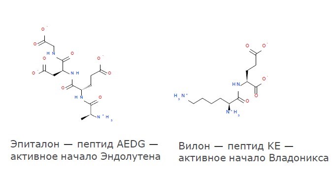 Строение пептида