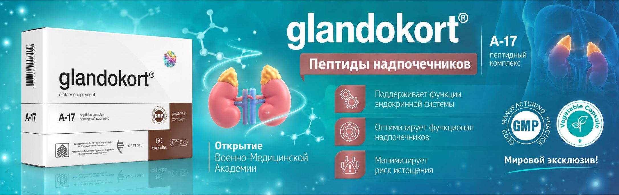 Гландокорт — пептиды надпочечников